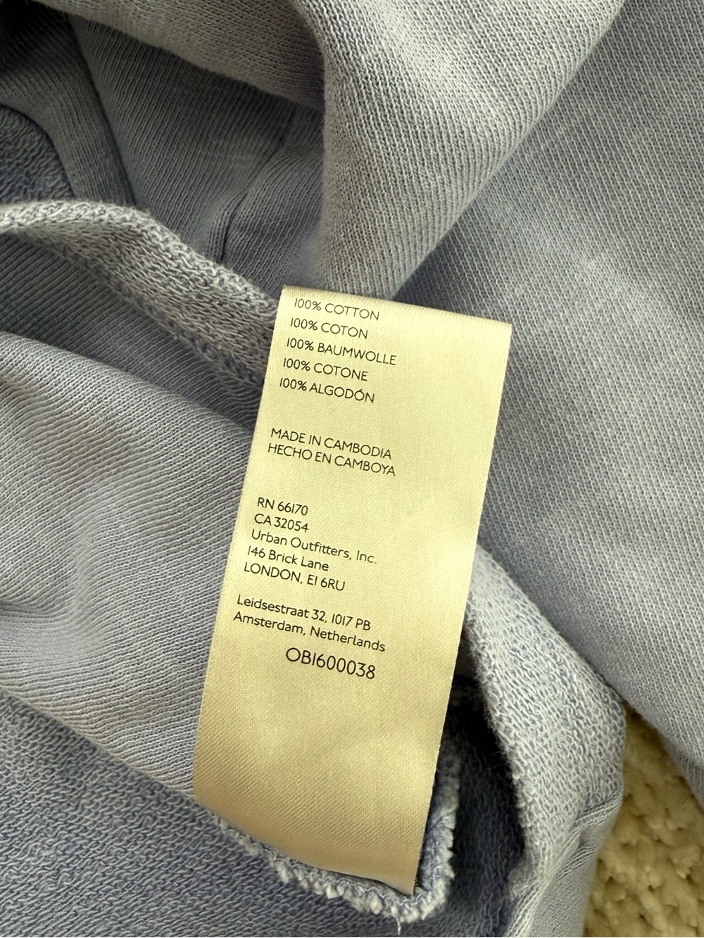 Pilcro Anthropologie Lavender Distressed Sweatshirt - Picture 7 of 11